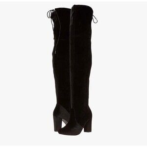 Chinese Laundry Women's King Suedette Thigh High Black Boots Size 9